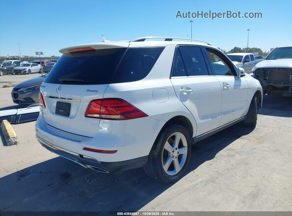 4JGDA5HB3GA777029 2016 MERCEDES-BENZ GLE 350 Белый 