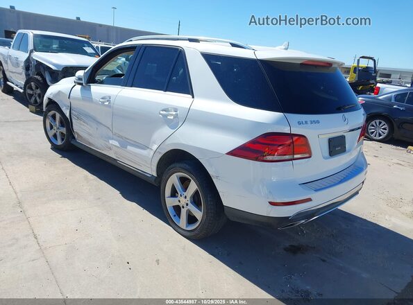 4JGDA5HB3GA777029 2016 MERCEDES-BENZ GLE 350 Белый 