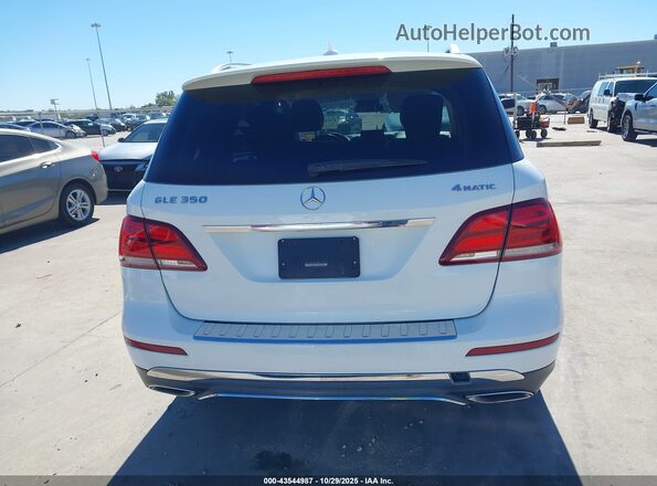 4JGDA5HB3GA777029 2016 MERCEDES-BENZ GLE 350 Белый 