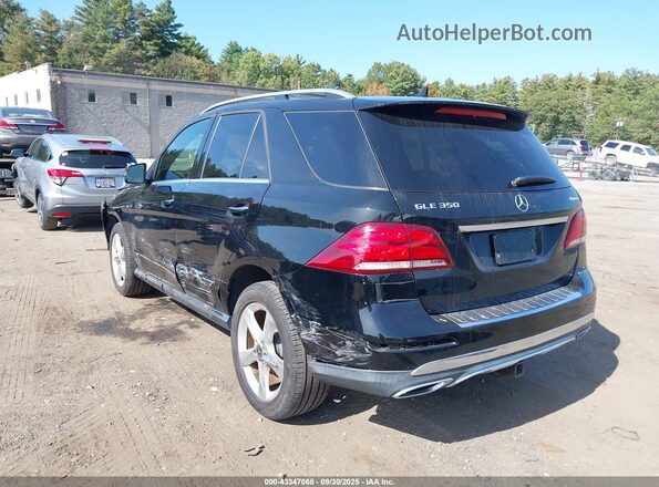 4JGDA5HB4JB043629 2018 MERCEDES-BENZ GLE 350 Black Задня ліва чверть