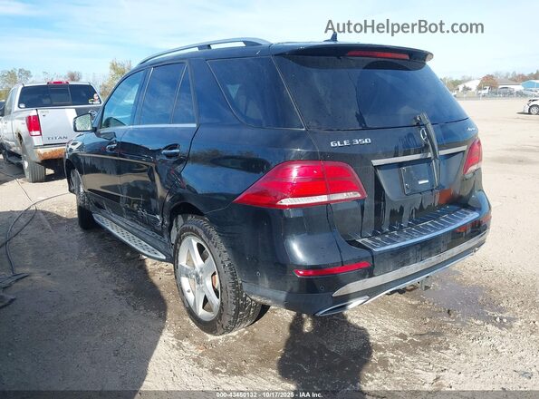 4JGDA5HB5JB084738 2018 MERCEDES-BENZ GLE350 Black უკანა მარცხენა