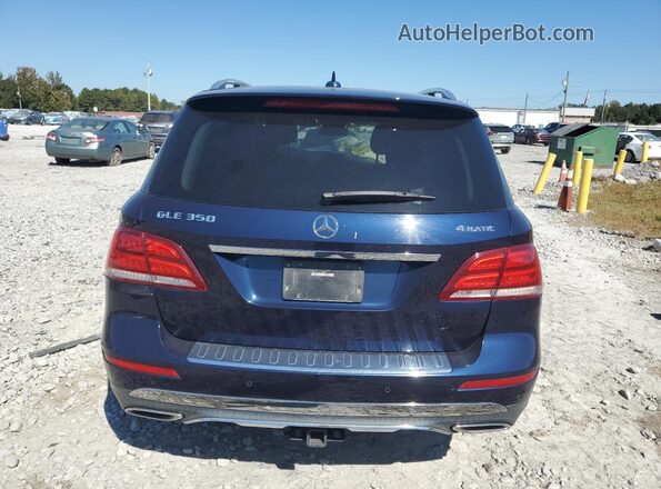4JGDA5HB6GA622572 2016 MERCEDES-BENZ GLE Blue Vista trasera