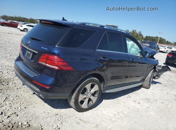 4JGDA5HB6GA622572 2016 MERCEDES-BENZ GLE Blue Trasero derecho