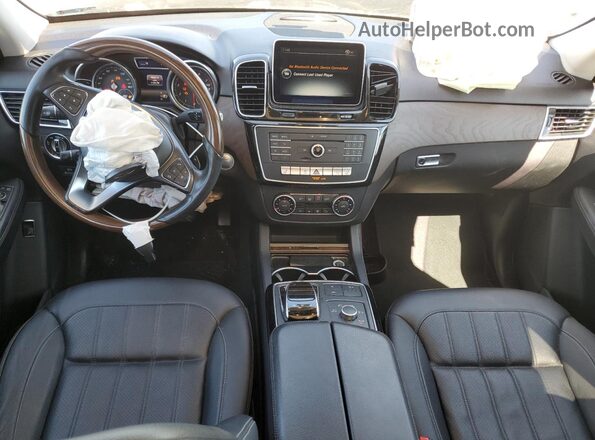 4JGDA5HB6GA622572 2016 MERCEDES-BENZ GLE Blue Vista del salpicadero