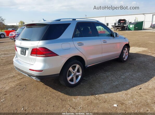 4JGDA5HB8HA989619 2017 MERCEDES-BENZ GLE 350 Серебряный Задняя правая четверть