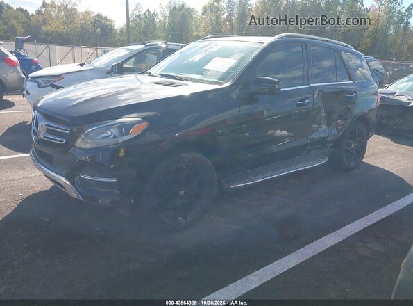 4JGDA5JB3GA725832 2016 MERCEDES-BENZ GLE 350 Black წინა მარცხენა ხედი სამი მეოთხედიდან