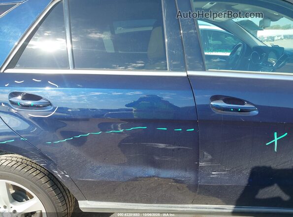 4JGDA5JB4GA786879 2016 MERCEDES-BENZ GLE 350 Синий 