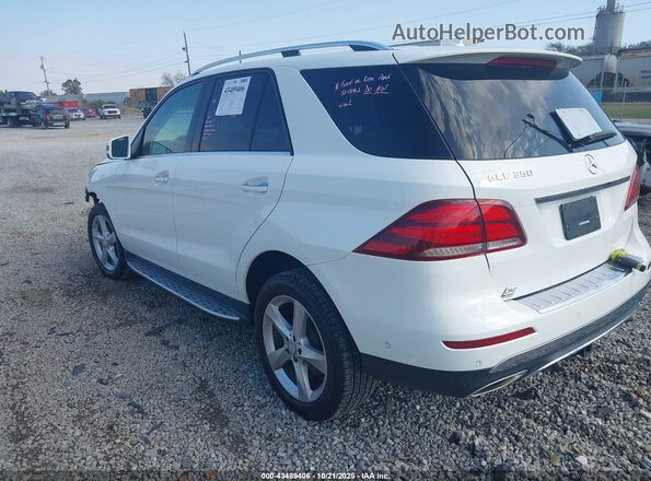 4JGDA5JB8HA858331 2017 MERCEDES-BENZ GLE 350 White Հետևի ձախ