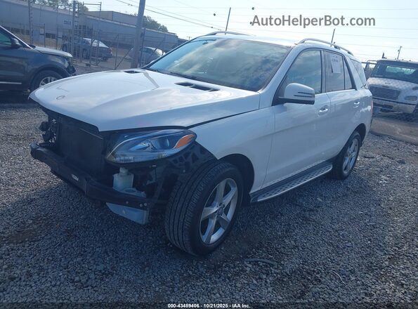 4JGDA5JB8HA858331 2017 MERCEDES-BENZ GLE 350 White Առջևի ձախ երեք քառորդ տեսարան