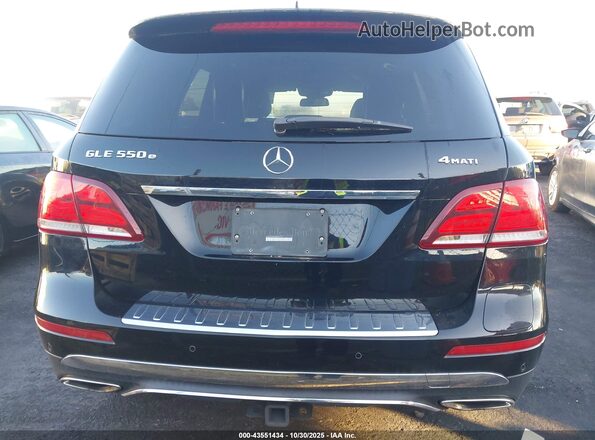 4JGDA6DB0JB055272 2018 MERCEDES-BENZ GLE 550E PLUG-IN HYBRID Black 