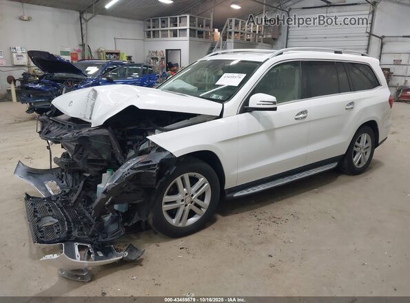 4JGDF6EE0GA664290 2016 MERCEDES-BENZ GL 450 Белый Передняя левая четверть