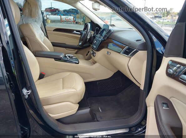 4JGDF6EE0KB220538 2019 MERCEDES-BENZ GLS 450 Black Widok wnętrza z przodu