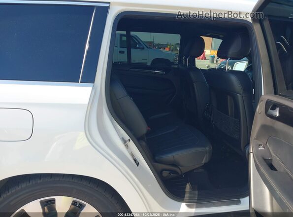 4JGDF6EE0KB226064 2019 MERCEDES-BENZ GLS 450 White Widok naklejki z numerem VIN