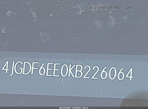 4JGDF6EE0KB226064 2019 MERCEDES-BENZ GLS 450 White 