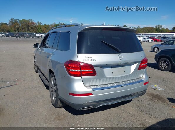 4JGDF6EE1JB074262 2018 MERCEDES-BENZ GLS 450 Silver Задня ліва чверть