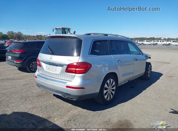 4JGDF6EE1JB074262 2018 MERCEDES-BENZ GLS 450 Silver Задня права чверть