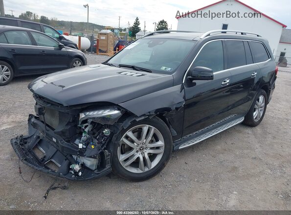 4JGDF6EE1JB162664 2018 MERCEDES-BENZ GLS 450 Black წინა მარცხენა ხედი სამი მეოთხედიდან
