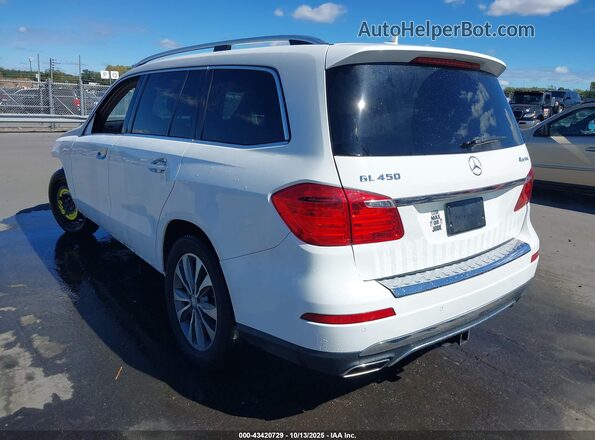 4JGDF6EE2GA644509 2016 MERCEDES-BENZ GL 450 Белый Задняя левая четверть