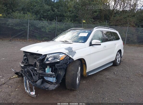 4JGDF6EE2HA807225 2017 MERCEDES-BENZ GLS 450 White Առջևի ձախ երեք քառորդ տեսարան