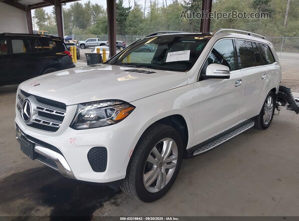 4JGDF6EE2HA925713 2017 MERCEDES-BENZ GLS 450 White Передня ліва чверть