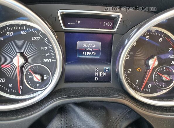 4JGDF6EE2KB199790 2019 MERCEDES-BENZ GLS Черный Вид щитка приборов