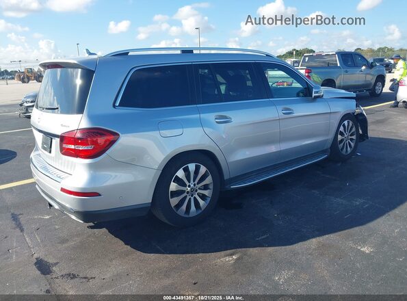 4JGDF6EE2KB234165 2019 MERCEDES-BENZ GLS 450 Silver Tył prawy