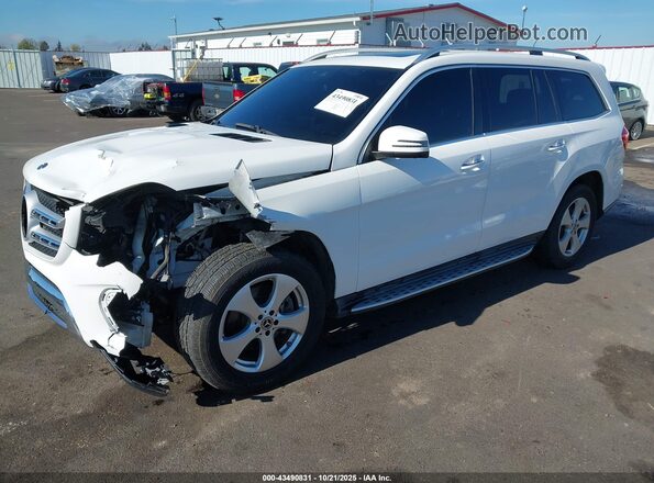 4JGDF6EE3JB095873 2018 MERCEDES-BENZ GLS 450 White Передня ліва чверть