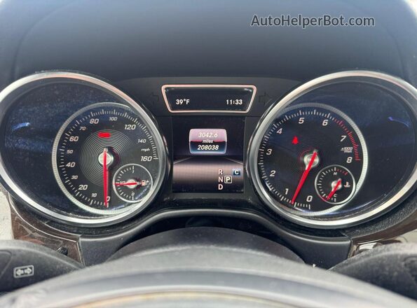 4JGDF6EE4HA858306 2017 MERCEDES-BENZ GLS Black Вид панелі приладів