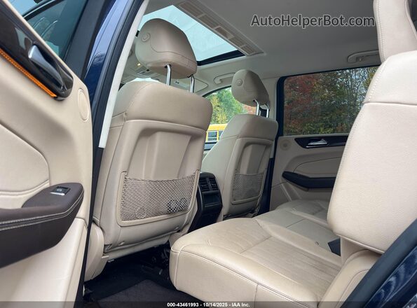 4JGDF6EE5HA902023 2017 MERCEDES-BENZ GLS 450 Dark Blue Vista de la etiqueta del VIN