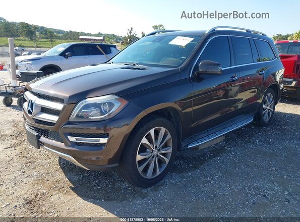 4JGDF6EE6GA645520 2016 MERCEDES-BENZ GL 450 Brown Front left