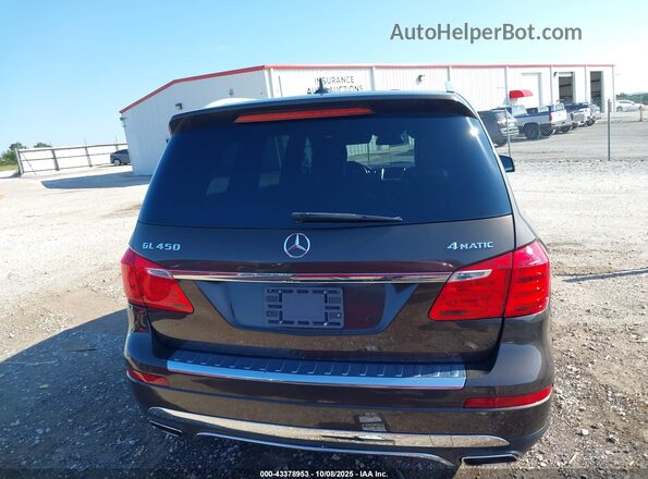4JGDF6EE6GA645520 2016 MERCEDES-BENZ GL 450 Brown 