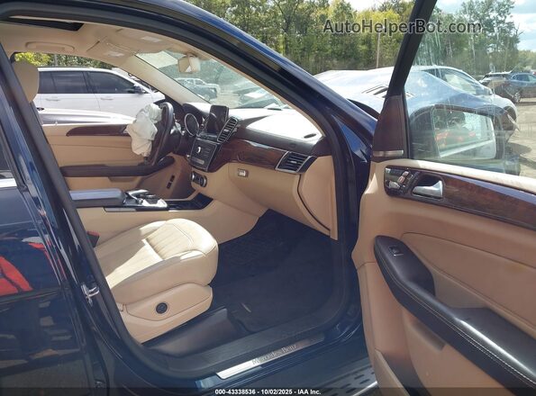 4JGDF6EE7KB234274 2019 MERCEDES-BENZ GLS 450 Blue Widok wnętrza z przodu