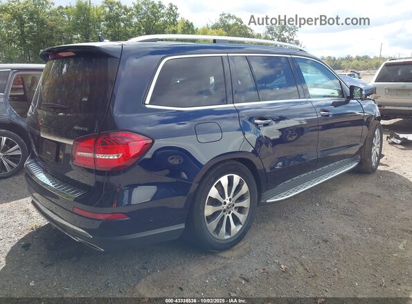 4JGDF6EE7KB234274 2019 MERCEDES-BENZ GLS 450 Blue Tył prawy
