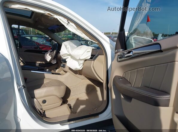 4JGDF6EE8GA708813 2016 MERCEDES-BENZ GL 450 White წინა სალონის ხედი