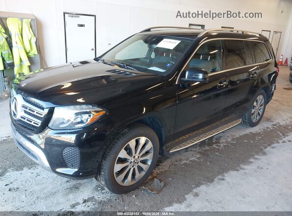 4JGDF6EE9HA925501 2017 MERCEDES-BENZ GLS 450 Черный Передняя левая четверть