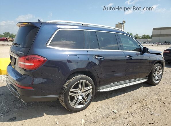 4JGDF6EEXHA810695 2017 MERCEDES-BENZ GLS Blue Tył prawy