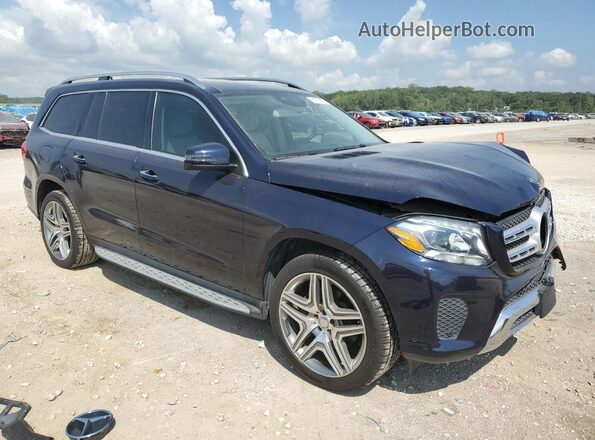 4JGDF6EEXHA810695 2017 MERCEDES-BENZ GLS Blue Przód prawy