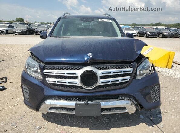 4JGDF6EEXHA810695 2017 MERCEDES-BENZ GLS Blue Widok z przodu