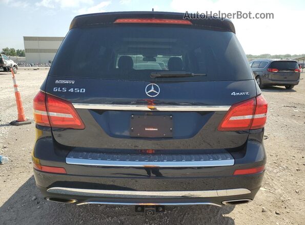 4JGDF6EEXHA810695 2017 MERCEDES-BENZ GLS Blue Widok z tyłu
