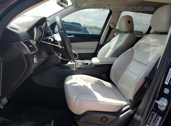4JGDF6EEXHA810695 2017 MERCEDES-BENZ GLS Blue Widok wnętrza z przodu
