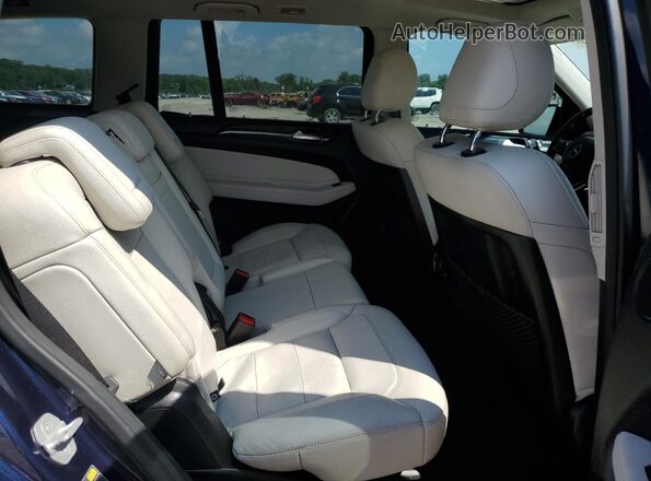 4JGDF6EEXHA810695 2017 MERCEDES-BENZ GLS Blue Widok wnętrza z tyłu