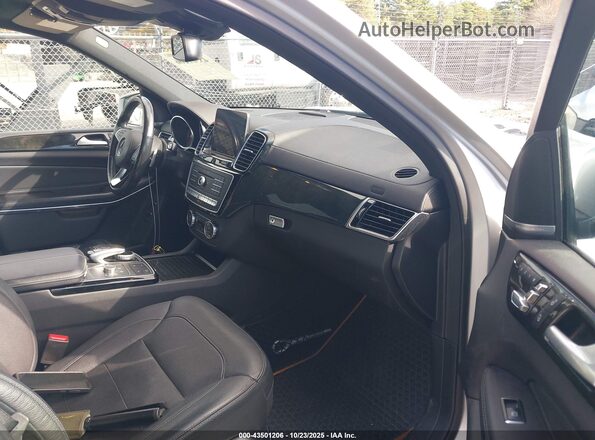 4JGDF7DE2KB186805 2019 MERCEDES-BENZ GLS 550 Silver Front interior view