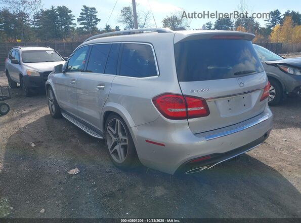 4JGDF7DE2KB186805 2019 MERCEDES-BENZ GLS 550 Silver Rear left