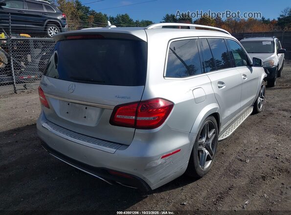 4JGDF7DE2KB186805 2019 MERCEDES-BENZ GLS 550 Silver Rear right