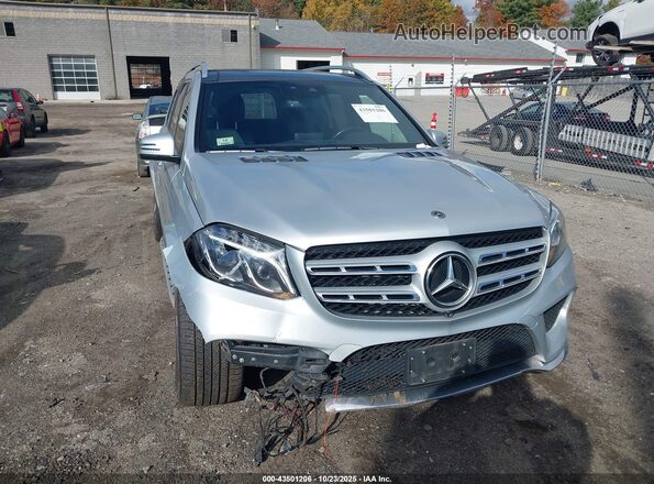 4JGDF7DE2KB186805 2019 MERCEDES-BENZ GLS 550 Silver Instrument cluster view