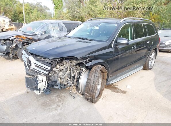 4JGDF7DE5HA770355 2017 MERCEDES-BENZ GLS 550 Black Առջևի ձախ երեք քառորդ տեսարան
