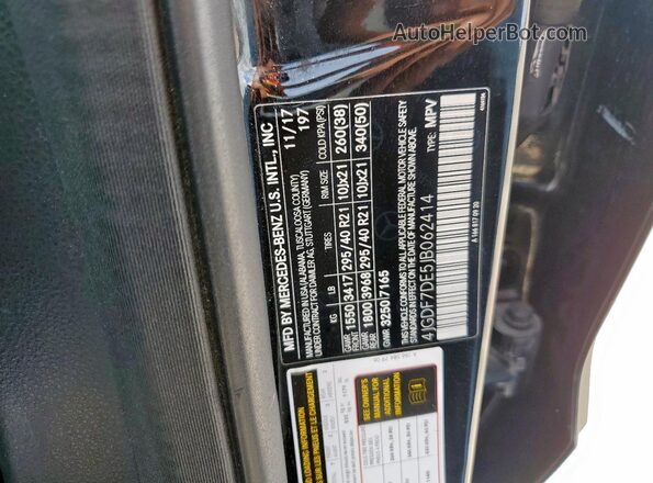 4JGDF7DE5JB062414 2018 MERCEDES-BENZ GLS Black 