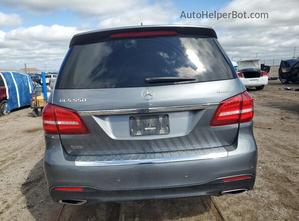 4JGDF7DE6JB023783 2018 MERCEDES-BENZ GLS Серый Вид сзади