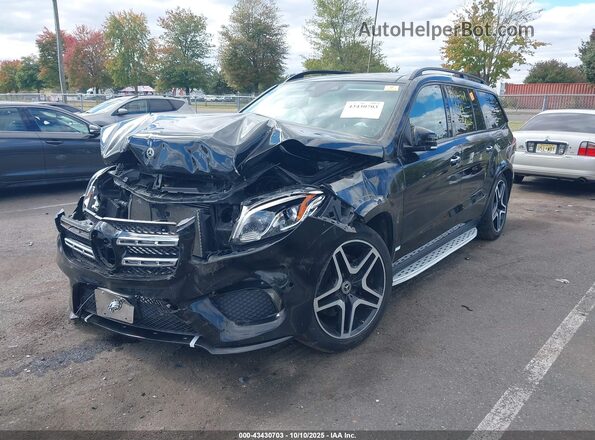 4JGDF7DE6JB089170 2018 MERCEDES-BENZ GLS 550 Black Przód lewy