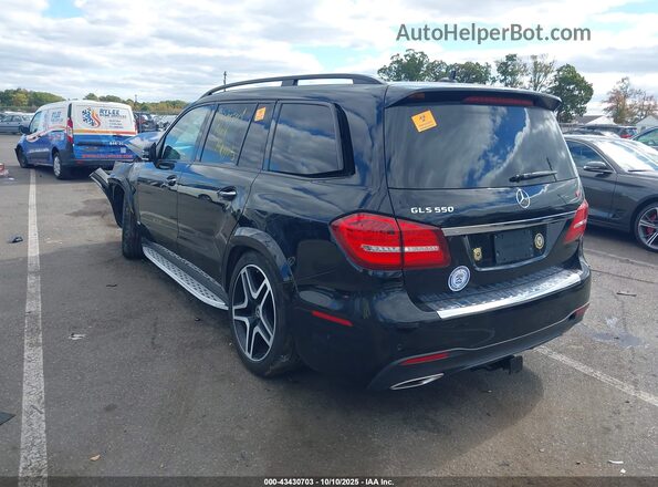 4JGDF7DE6JB089170 2018 MERCEDES-BENZ GLS 550 Black Tył lewy